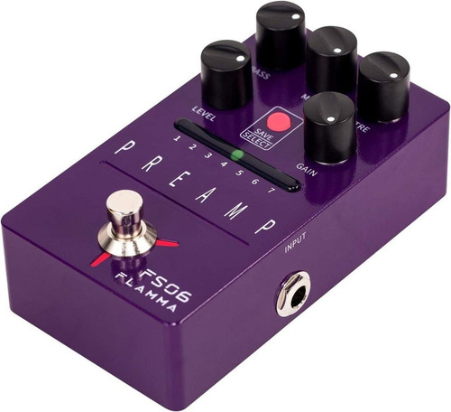 Imagen 2 de 2 de Flamma Preamp Fs06 Pedal Preamplificador Para Guitarra