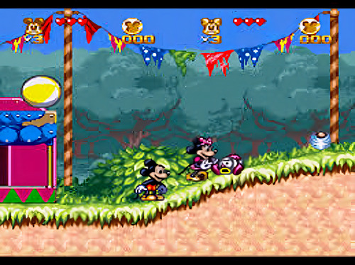 Great Circus Mystery protagonizado por Mickey y Minnie, la serie Magical Quest de Disney Sega Mega Drive Físico