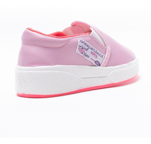 Imagen 4 de 8 de Zapatilla Pancha Toy Rosa Vinilo (talle 20 Al 26) Art 3319s