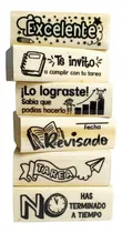 Comprar Sellos Escolares Para Maestros Kit De 6 Sellos Didácticos M