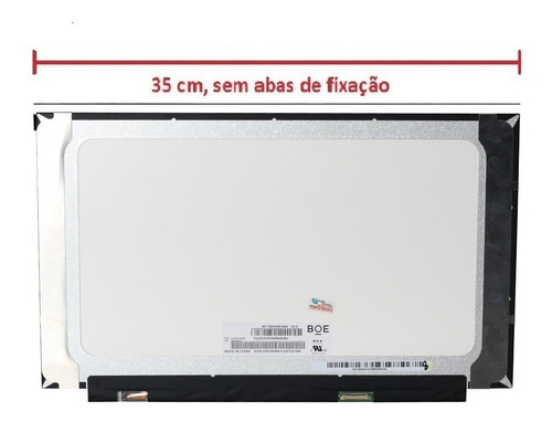 Tela Hd 15.6 Slim 30 Pinos Nt156whm-n44 V8.0 Borda Infinita