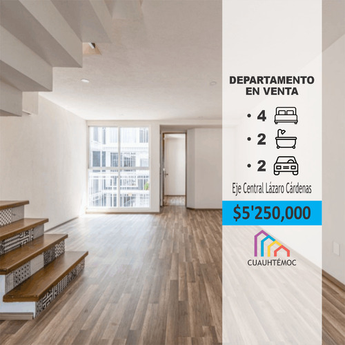 Penthouse En Venta En Eje Central Lázaro Cárdenas