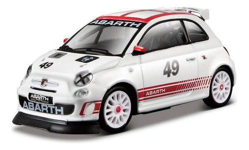 Abarth 500 B Burago Race 1:43