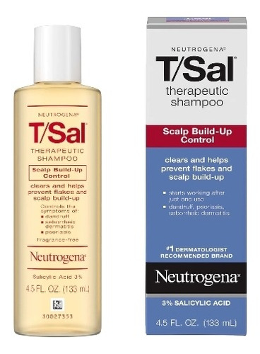 Neutrogena T Sal 133ml Shampoo Para Caspa Y Psoriasis 