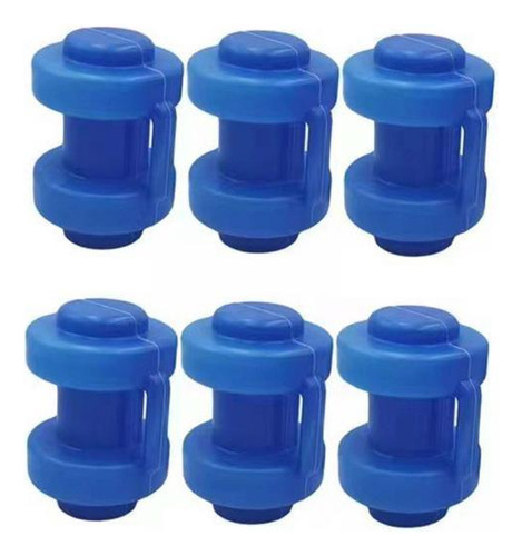6 X 2-6 Paquetes De 6 Uds. De Tapas Para Postes De 6 Piezas