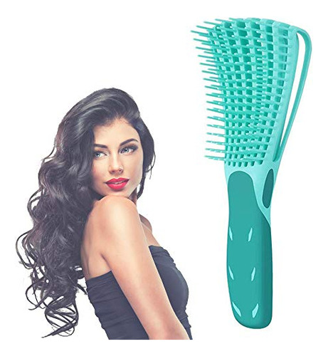 Detangling Brush For Curly Hair, Detangler Comb Brush Afro O