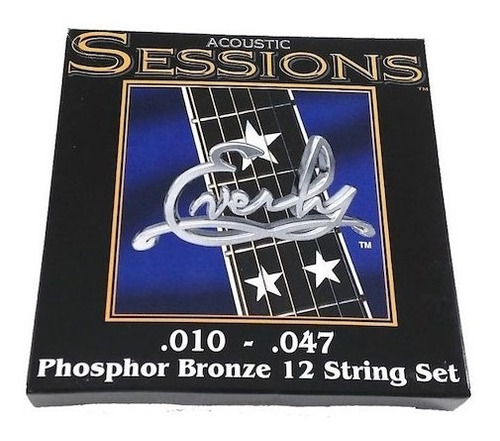 Everly Sessions 10 47  12 Cuerdas Guitarra Acustica