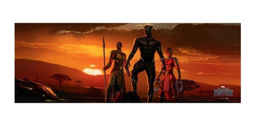 Pantera Negra Wakanda - Poster Omelete Box