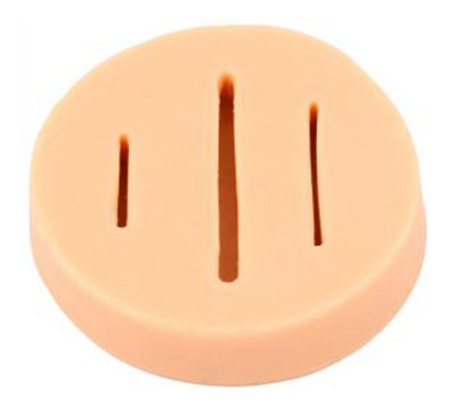 Simulador De Pele Para Treinamento De Sutura 70x15mm Disco