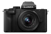 Comprar Câmera sem espelho preta Panasonic G Vario, sensor CMOS, gravação de vídeo, flash embutido. Ideal para fotografia e vídeo.