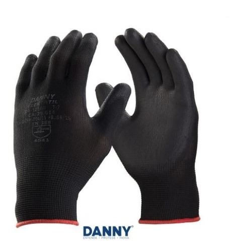 Luva Nylon E Poliuretano Flextáctil Danny Tamanho M | G | Xg