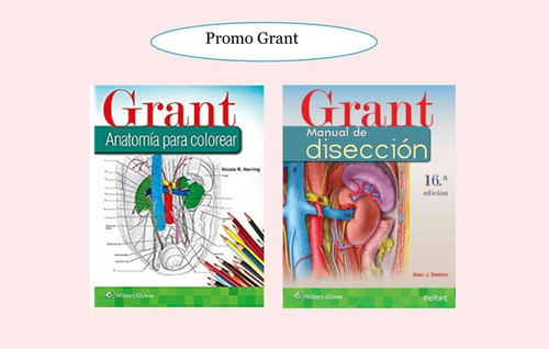 Paquete Grant Anatomía Colorear Mas Atlas De Disección