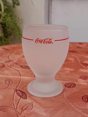 Hermosa Copa Esmerilada De Coca Cola 