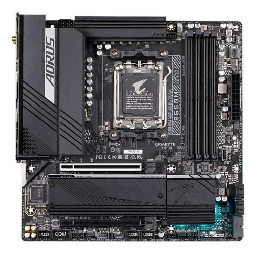 Gigabyte B650m Aorus Elite Ax - Amd - Am5 Color Black Black