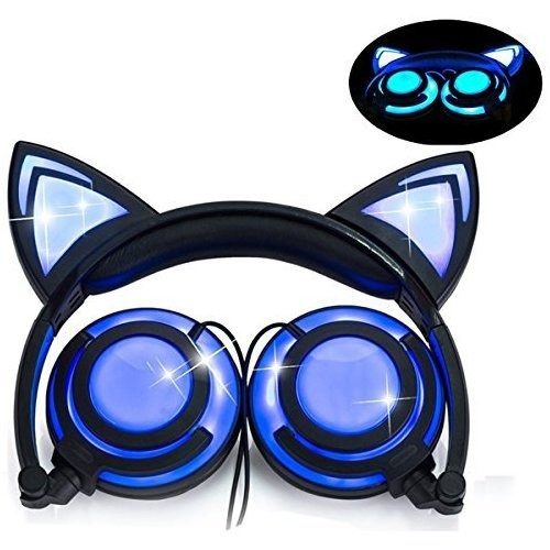 Auriculares Para Niños Con Orejas De Gato Auriculares ...