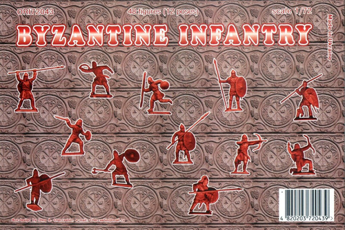 Maqueta Infantería Bizantina, 1/72, Siglos 7-9, 48 Figs. Jp (Usado)