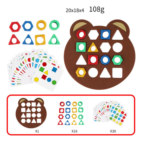 Para Juego Combinación Formas Juguete Sin Campana