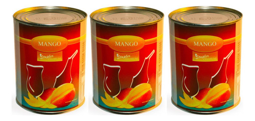 Pulpa De Mango Para Cocteleria Stapler 880g X3 - Fullescabio