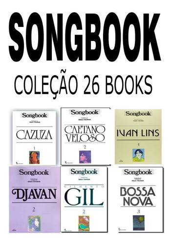 Songbook Cifras Violão E Guitarra Kit26 Books Pdf Sem Frete