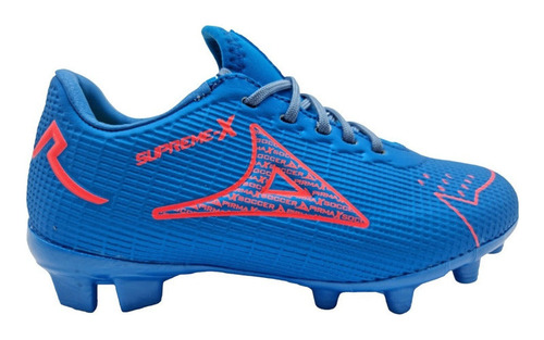 Zapatos Pirma De Futbol Soccer Para Niños 3044 Azul/carmin