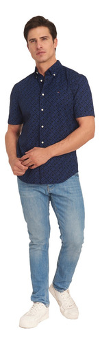 Tommy Hilfiger Camisa Moda Caballero Mw0mw38954