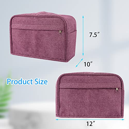 4 Slice Toaster Cover, Toaster Bags With Pockets, Bread Toas
