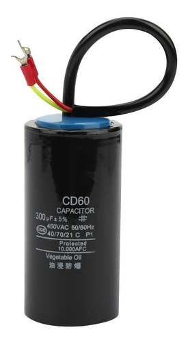 Cd60 Condensador De Arranque 450v 300uf Película Motor Conde