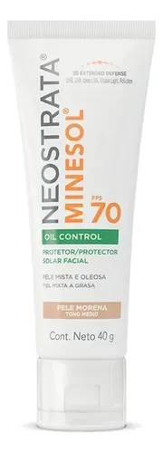 Protetor Minesol Oil Control Fps70 Médio Claro 40g Neostrata
