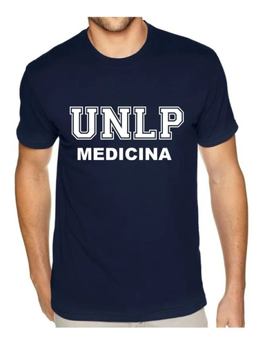 Remeras  Unlp 100% Algodón Premium 24.1 T Medicina