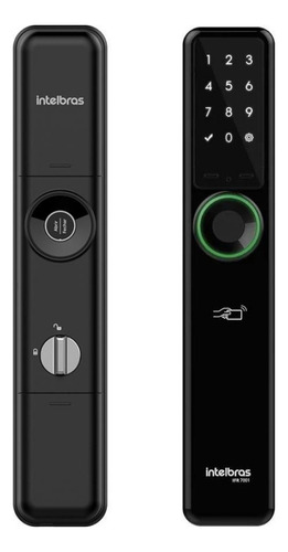 Fechadura Digital De Embutir Sem Maçaneta Ifr 7001 Preta