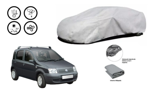 Car Cover Fiat Panda 2007-2008 Afelpada. Msi