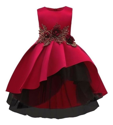 Vestido De Fiesta For Niños, Princesa, Boda, Dama De Honor