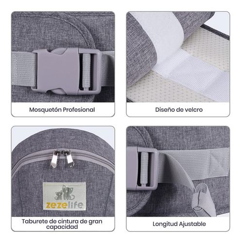 Portabebé Asiento De Cadera,portador De Bebé Ergonómico