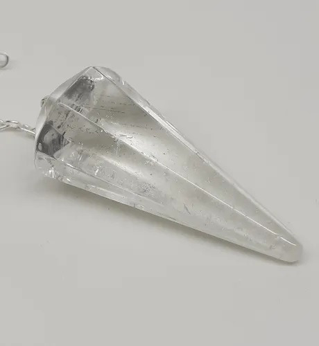 Péndulo De Cristal Piedra Preciosa Radiestesia Cuarzo Reiki