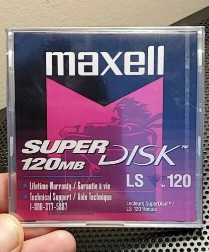 Disquete Maxell Super Disk 120mb Ls-120 Diskette Superdisk