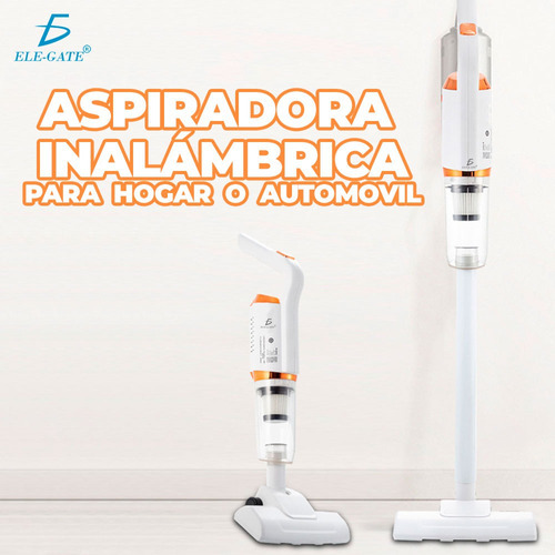 Aspiradora Inalámbrica Vertical Multifuncional Lavable. Color Blanco