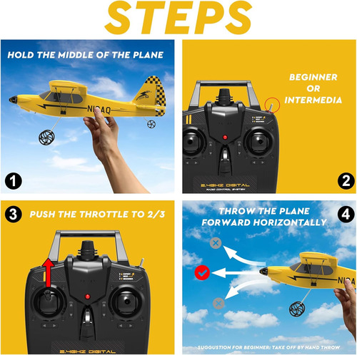 28 Avion Rc 3 Canales Control Remoto Avion Entrenador Ai...