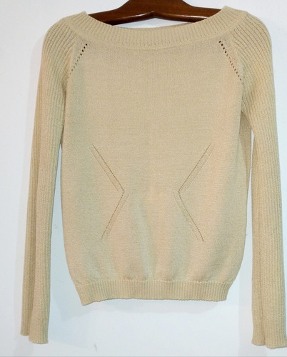 Sweter Sueter Hilo Sedificado Impecable Amarillo Maiz T: M