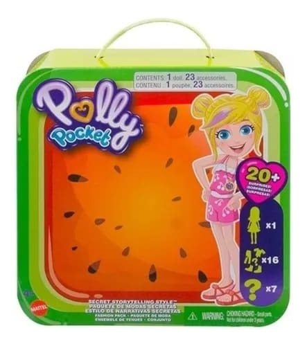 Polly Pocket Paquete De Modas Secretas (sandia)