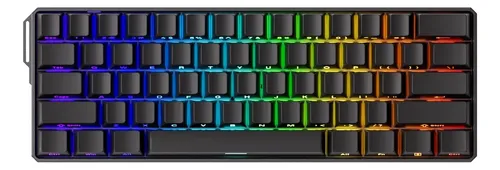 Teclado Magnético Akko Monsgeek Fun60 Ultra Sp Rgb Preto 8k Preto