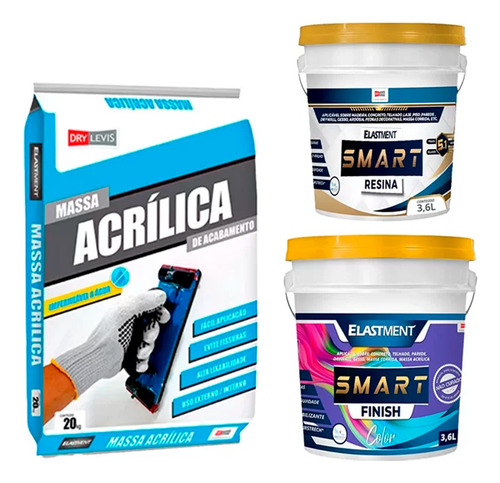 Kit Tratamento Umidade Pressão Positiva Smart Color 20m²