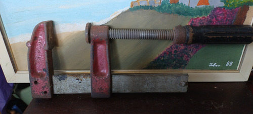 Grampo Obra Sargento Antigo Abertura Máxima 17 Cm No Estado (Usado)