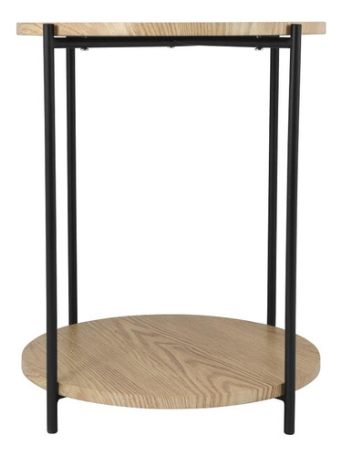 Mesa Lateral De Madera 40x50cm Negro