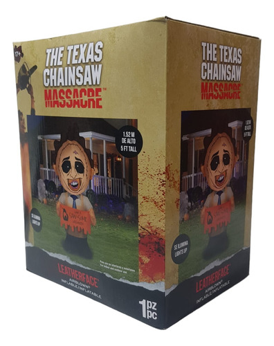 Inflable Masacre En Texas 1.52 M Altura Con Iluminación
