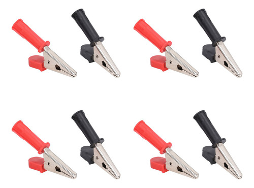 J Mini Test Crocodile Clamp, Juego De 10 Cables Aislantes