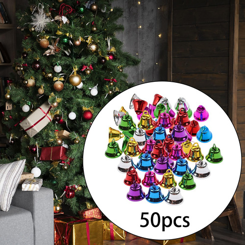 Conjunto De 50 Campanas Decorativas Para Mascotas 26mm