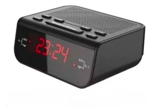 Rádio Relógio Digital Despertador Lcd Lelong Le671
