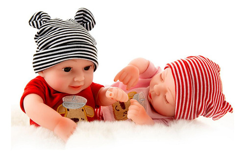 * 25cm 10 Pulgadas Realista Reborn Boy Doll Vinilo Hecho A