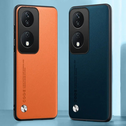 Funda Para Honor X7b 4g Cuero Artificial Delgado A Prueba De Choques