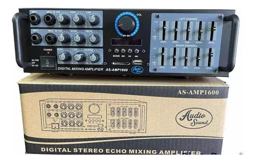Amplificador De Sonido Audio Sound As-amp1500